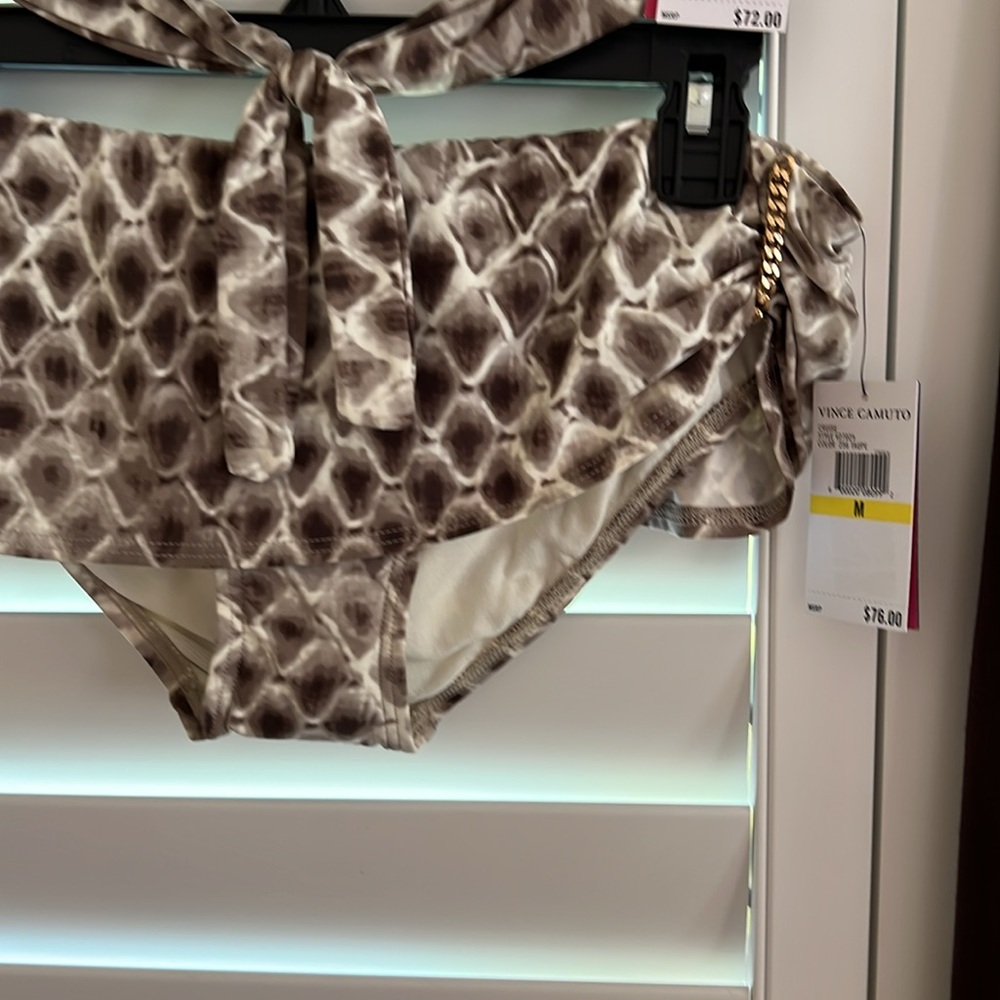 Vince Camuto Swimsuit and Kenneth Cole Maxi Dress Coverup - Picture 4 of 11